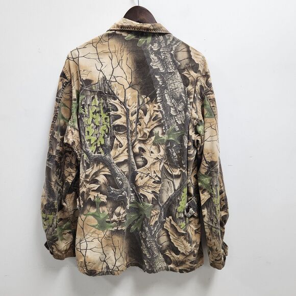 US Army Combat Shirt Jacket Size L Camo Military Button Down Pockets - Picture 6 of 14